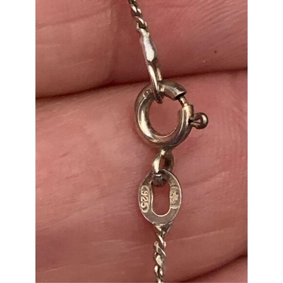 .925 Diamond Cut Sterling Silver Necklace - Picture 4 of 4